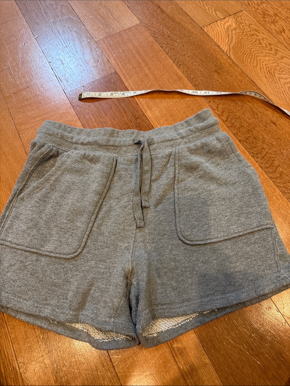 Mono B Gray Women's Terry Drawstring Athletic Shorts